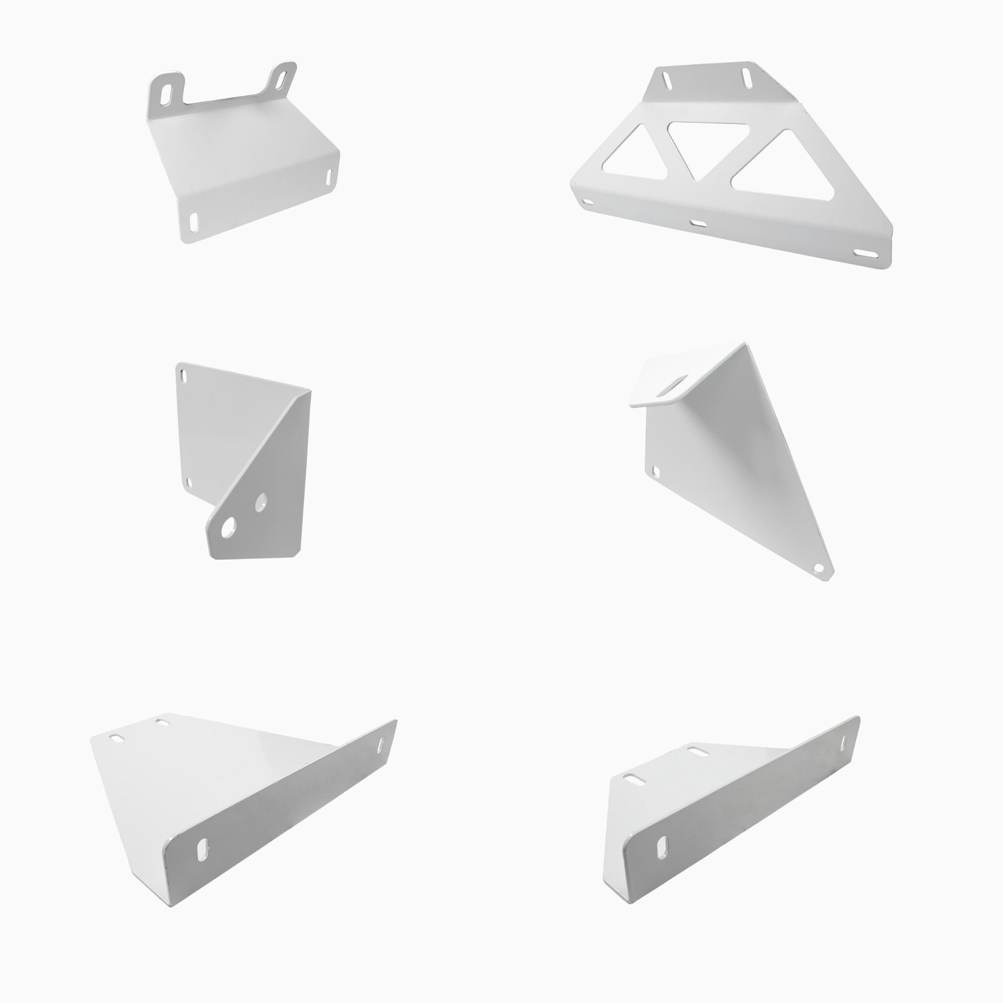 Weather Guard Adjustable Van Storage Shelf Unit - White Steel Shelving With Dividers - View #4