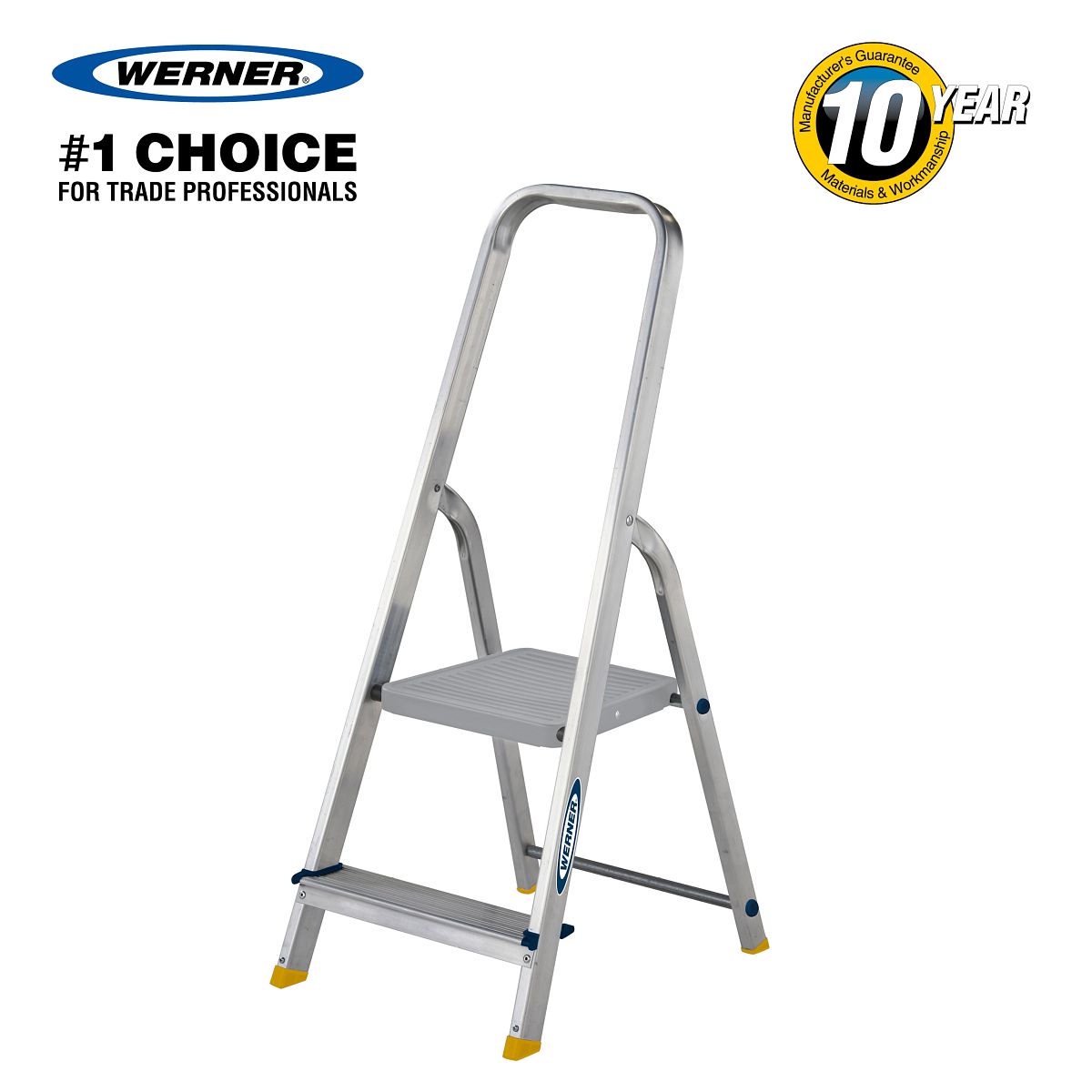 2 step deals ladder with handrail