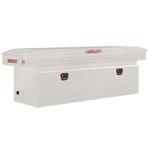 Weather Guard 56 Low Profile Lo-Side Truck Tool Box Aluminum Gray