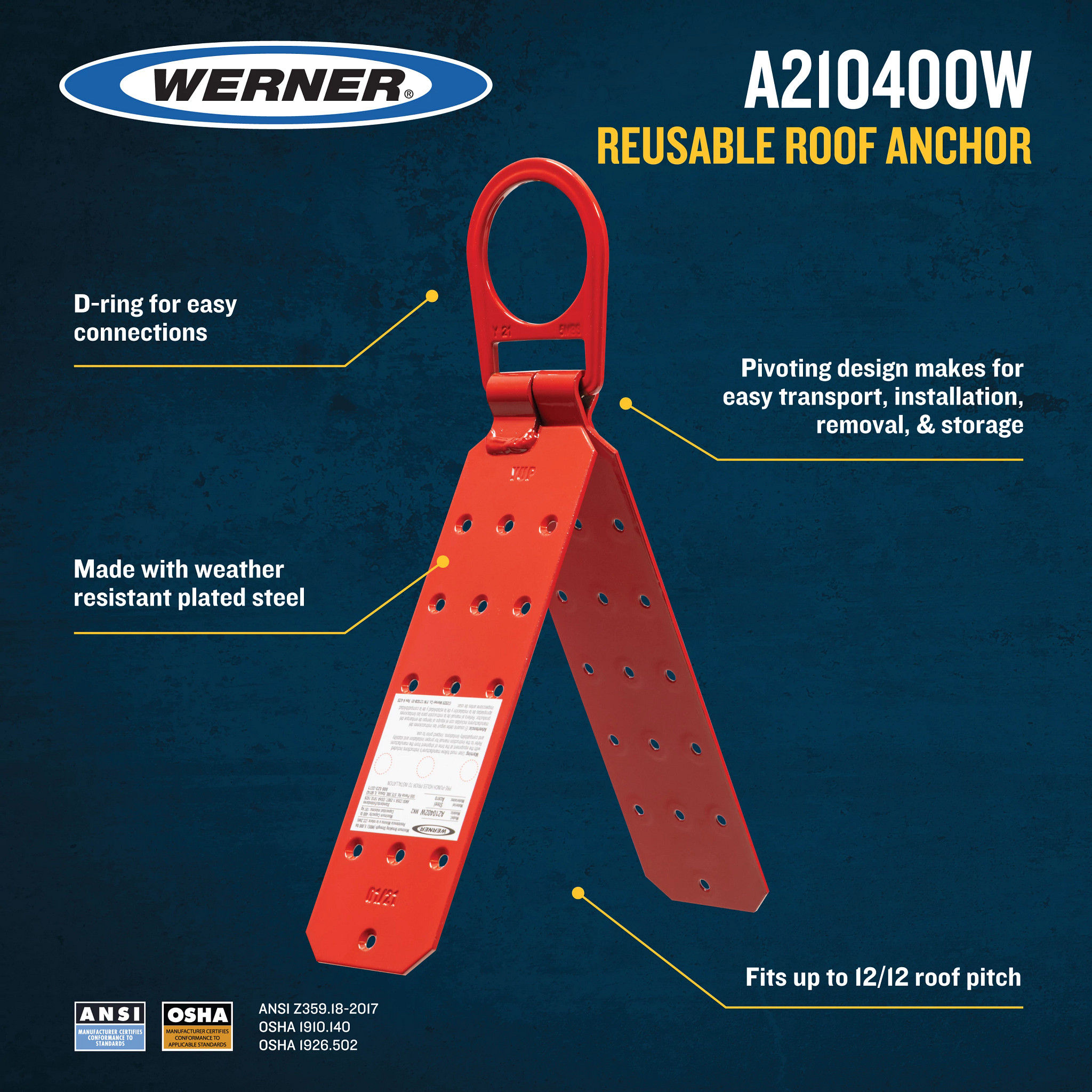 A210402W | Anchorage Connectors | Werner