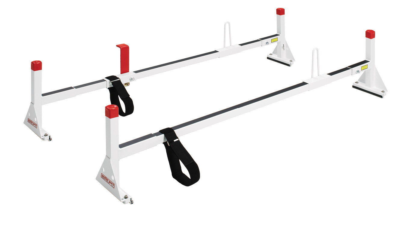 2-Bar Ladder Roof Rack Cross Bars For Ford E-Series & Chevy Express/GMC Savana