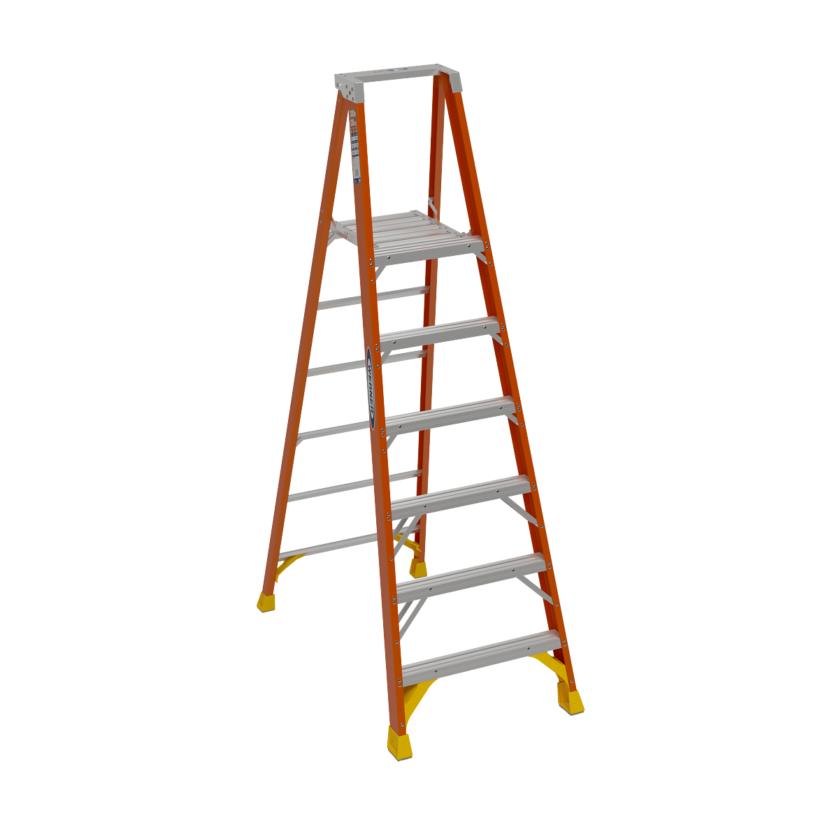 Werner 3 ft. H Fiberglass Platform Ladder Type IA 300 lb. capacity Werner 3 ft. H Fiberglass Platform Ladder Type IA 300 lb. capacity
