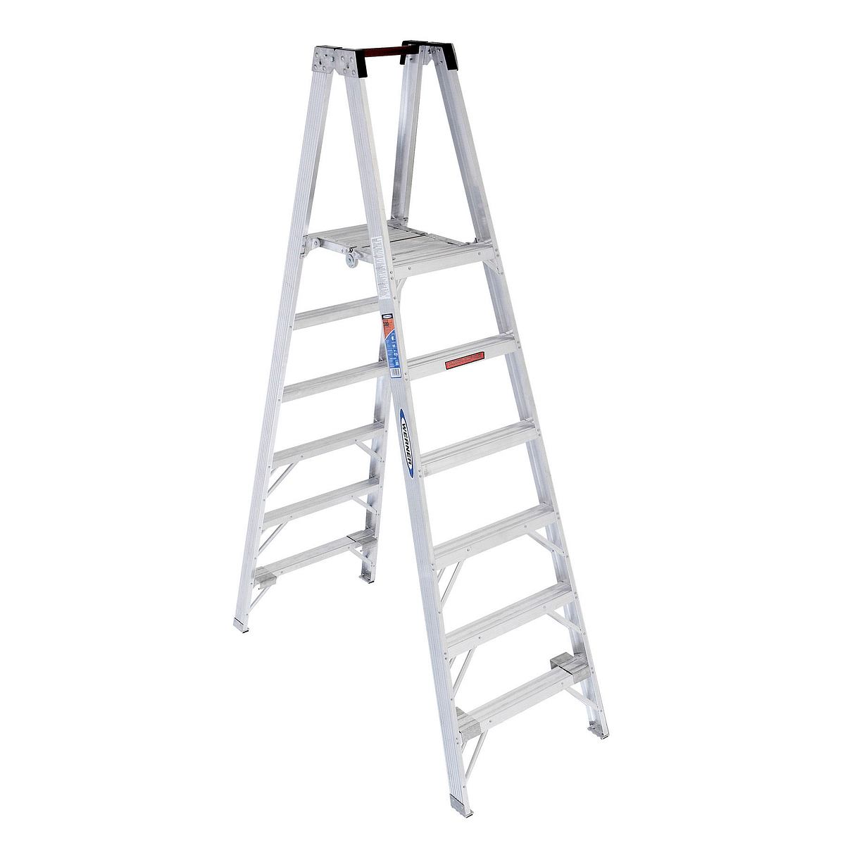Werner 6 ft. H Aluminum Platform Ladder Type IA 300 lb. capacity Werner 6 ft. H Aluminum Platform Ladder Type IA 300 lb. capacity