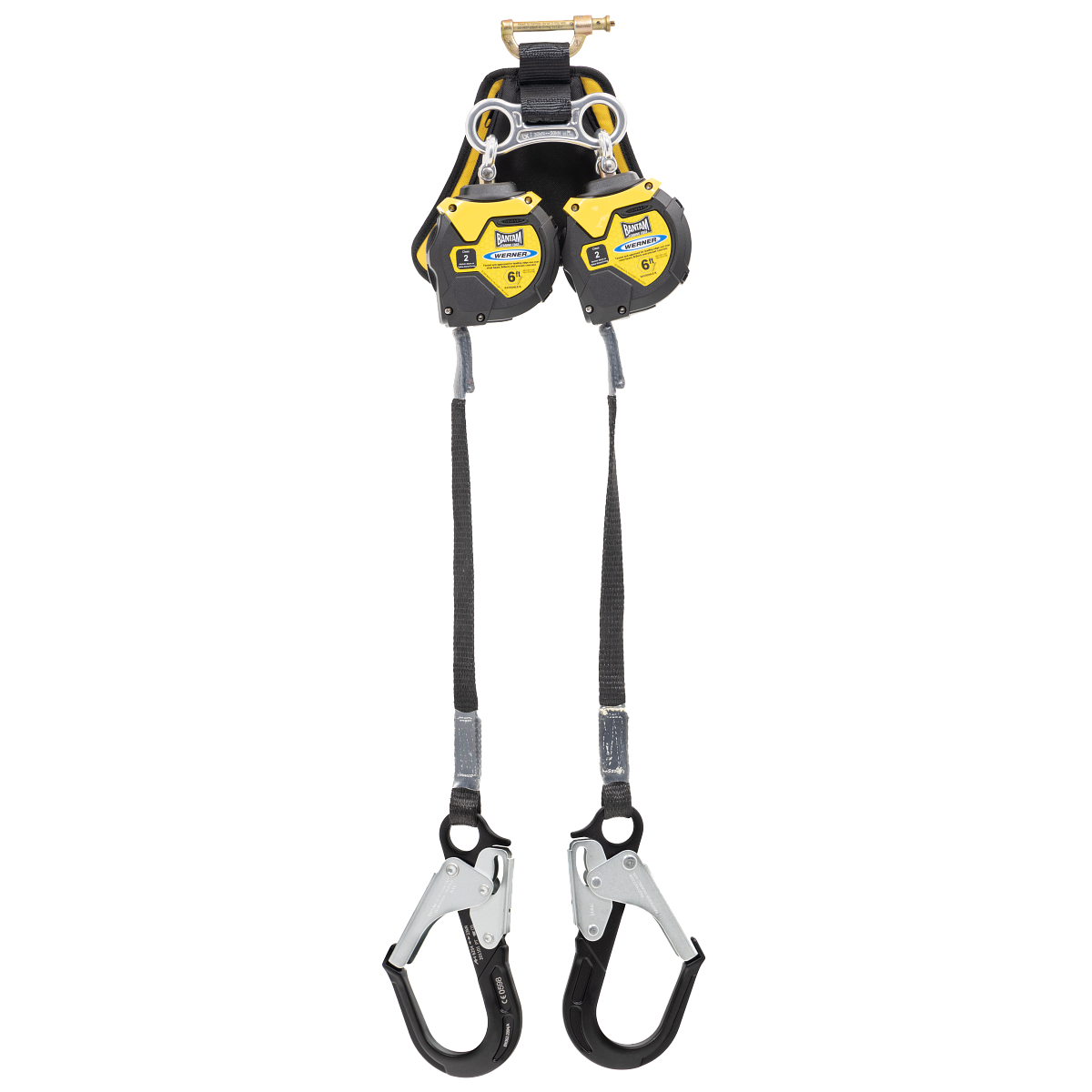 Peak Works, Dual Compact Self Retracting Lifeline 6ft. Hook LE, Length Peak Works, Dual Compact Self Retracting Lifeline 6ft. Hook LE, Length