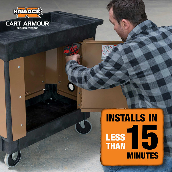Cart Armour™ Mobile Cart Security Paneling for Rubbermaid 4520-88