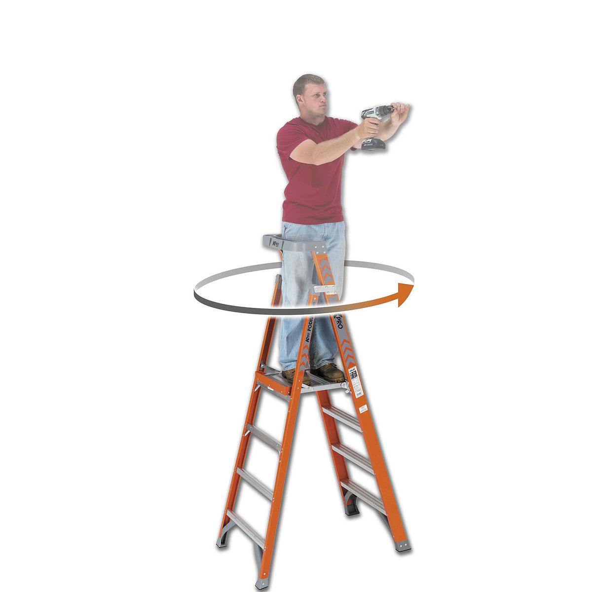 Workzone telescopic ladder deals