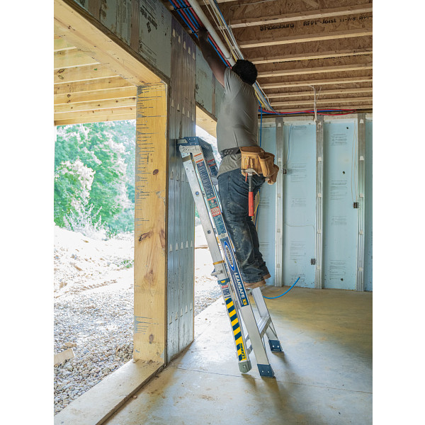 14ft Reach Height 5N1 Multi-Purpose Ladder, 300lb load capacity