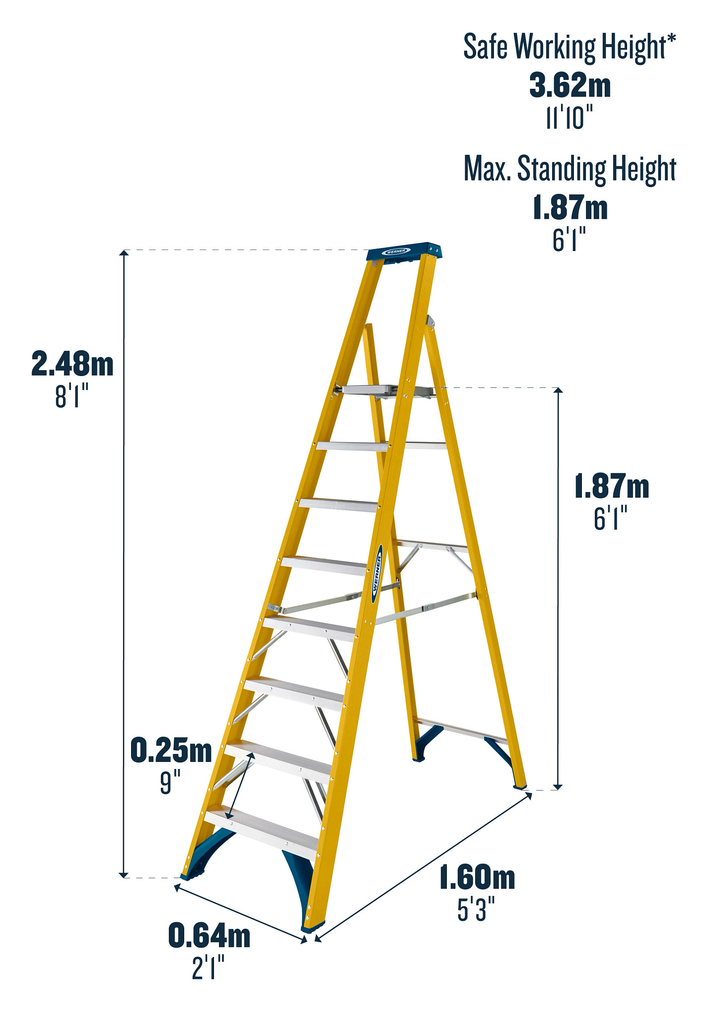 7170818 | Step Ladders | Werner