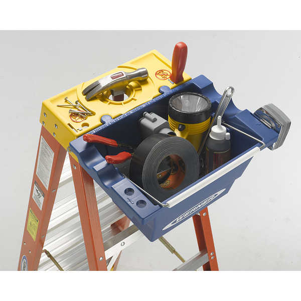 Werner Lock-in Job Bucket For Step Ladders, Blue, 25 Nigeria