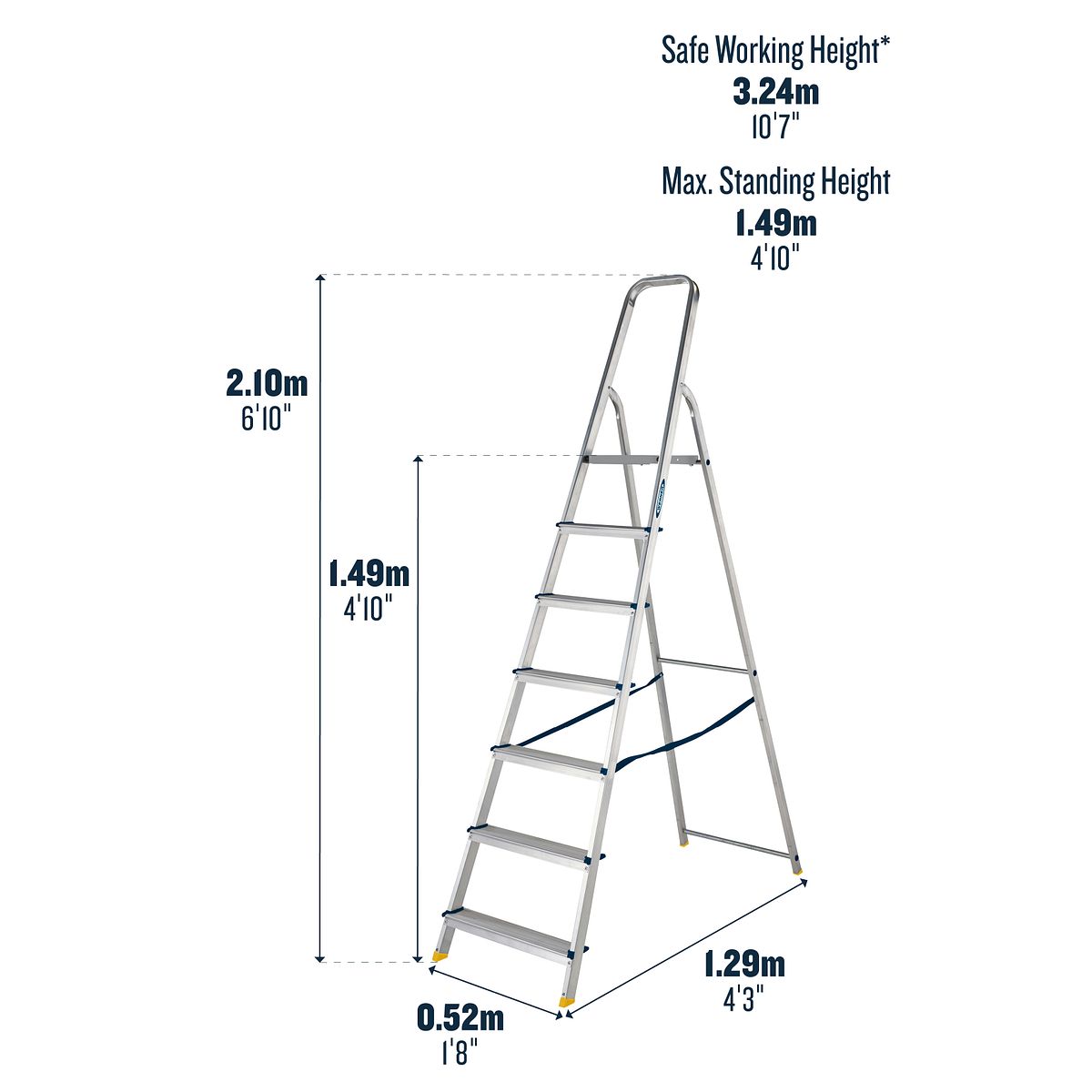 7400718L Step Ladders Werner UK