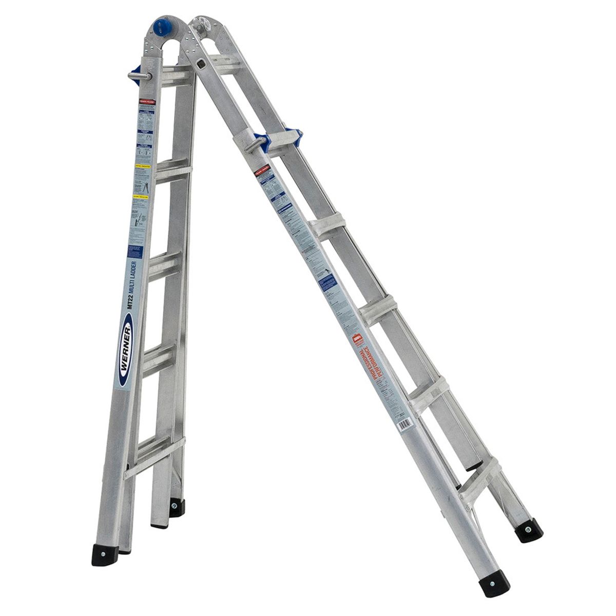 Werner 22 foot folding ladder deals