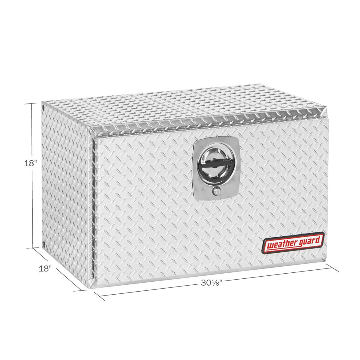 Weather Guard® - Shop Weatherguard Hi-Side Mount Tool Box - Clear Aluminum  in Canada