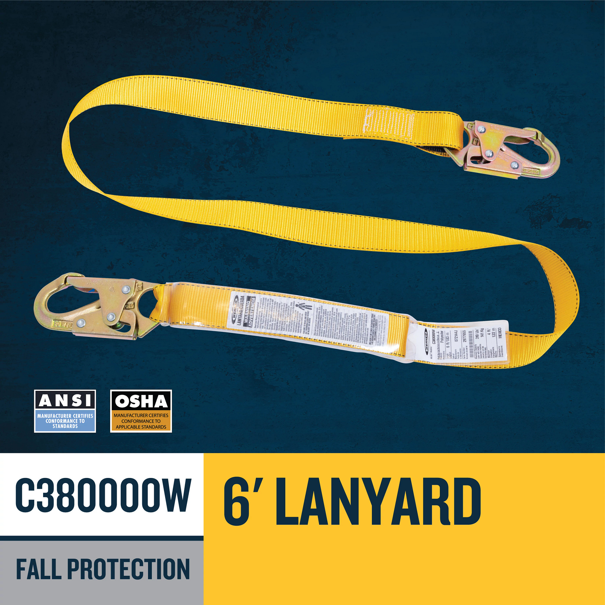 C380000W | Lanyards | Werner