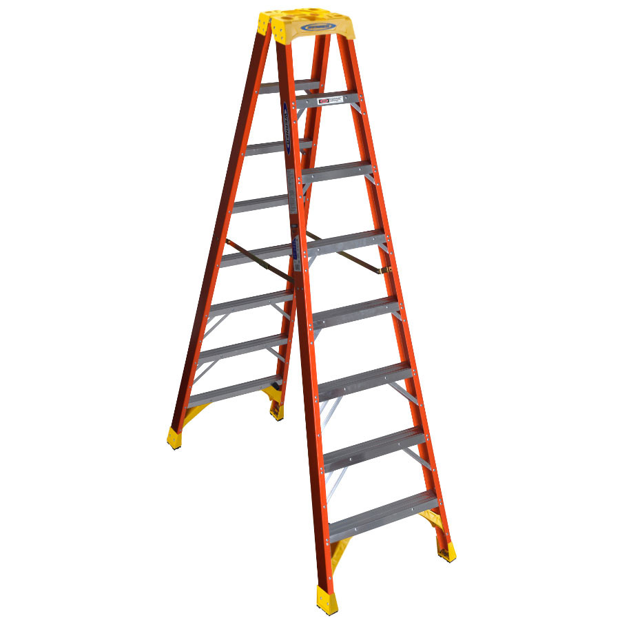 Werner T6205 5 Ft Type Ia Fiberglass Twin Ladder for sale online 