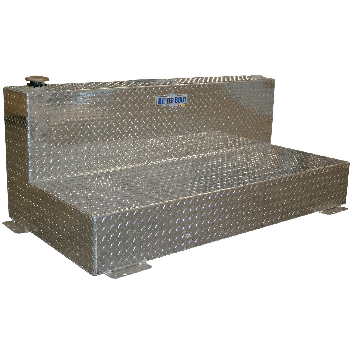Aluminum 34 gallon transfer Tank with drop step for tank LOW PROFILE