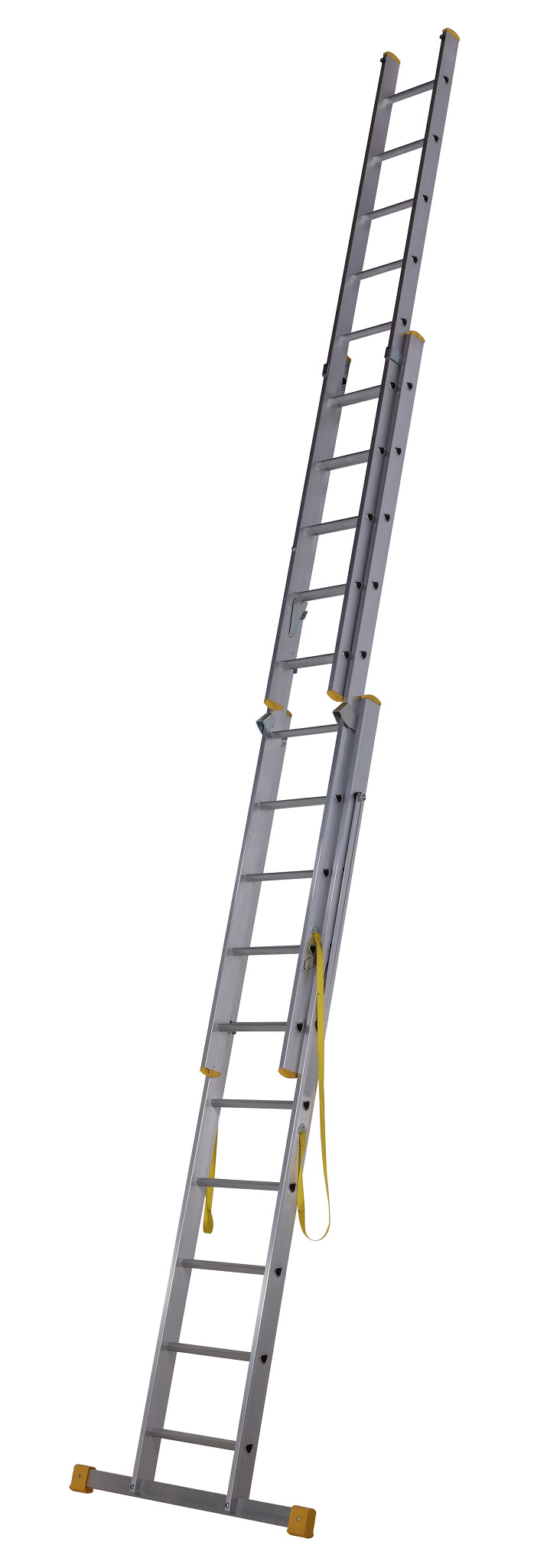 Werner 725 Series Aluminium Box Section Triple Extension Plus Ladder x4 New 
