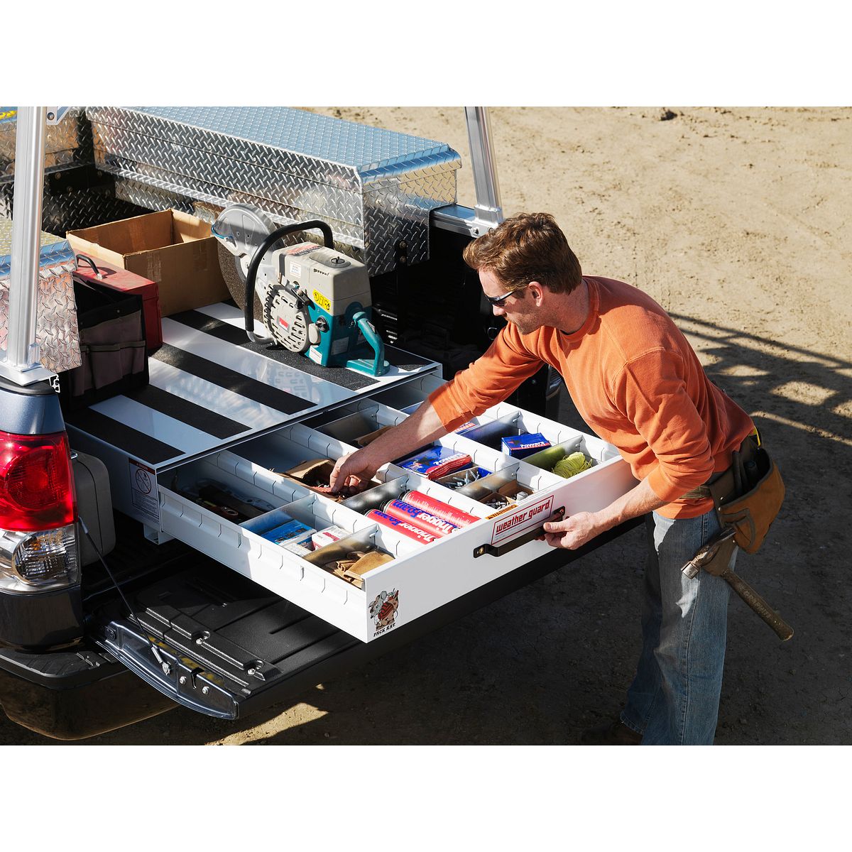 Weatherguard pack rat tool box deals
