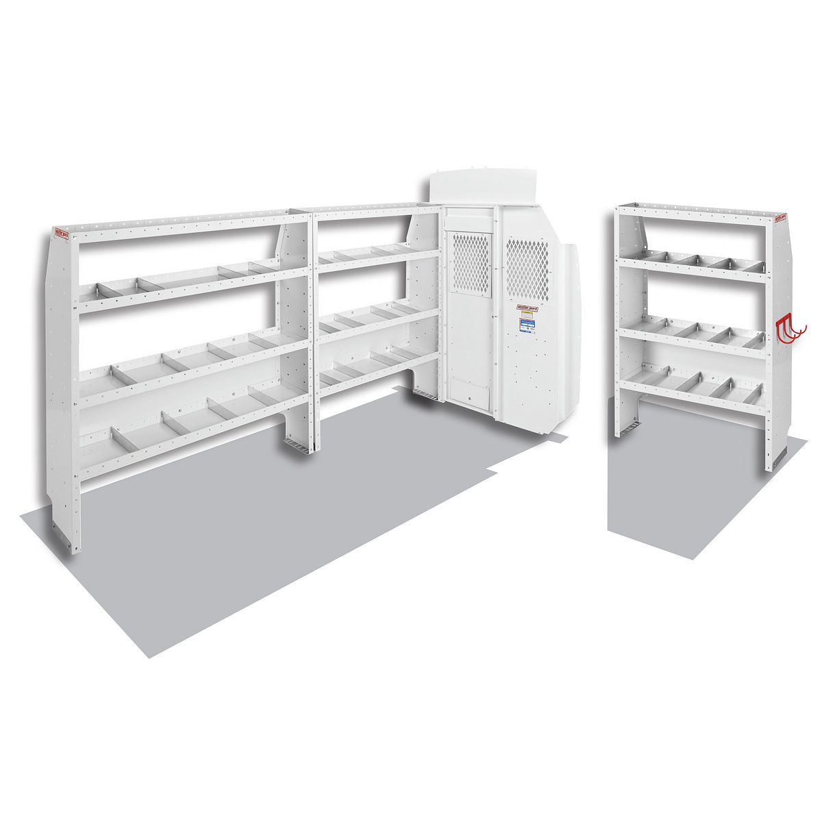 Trade van discount shelving