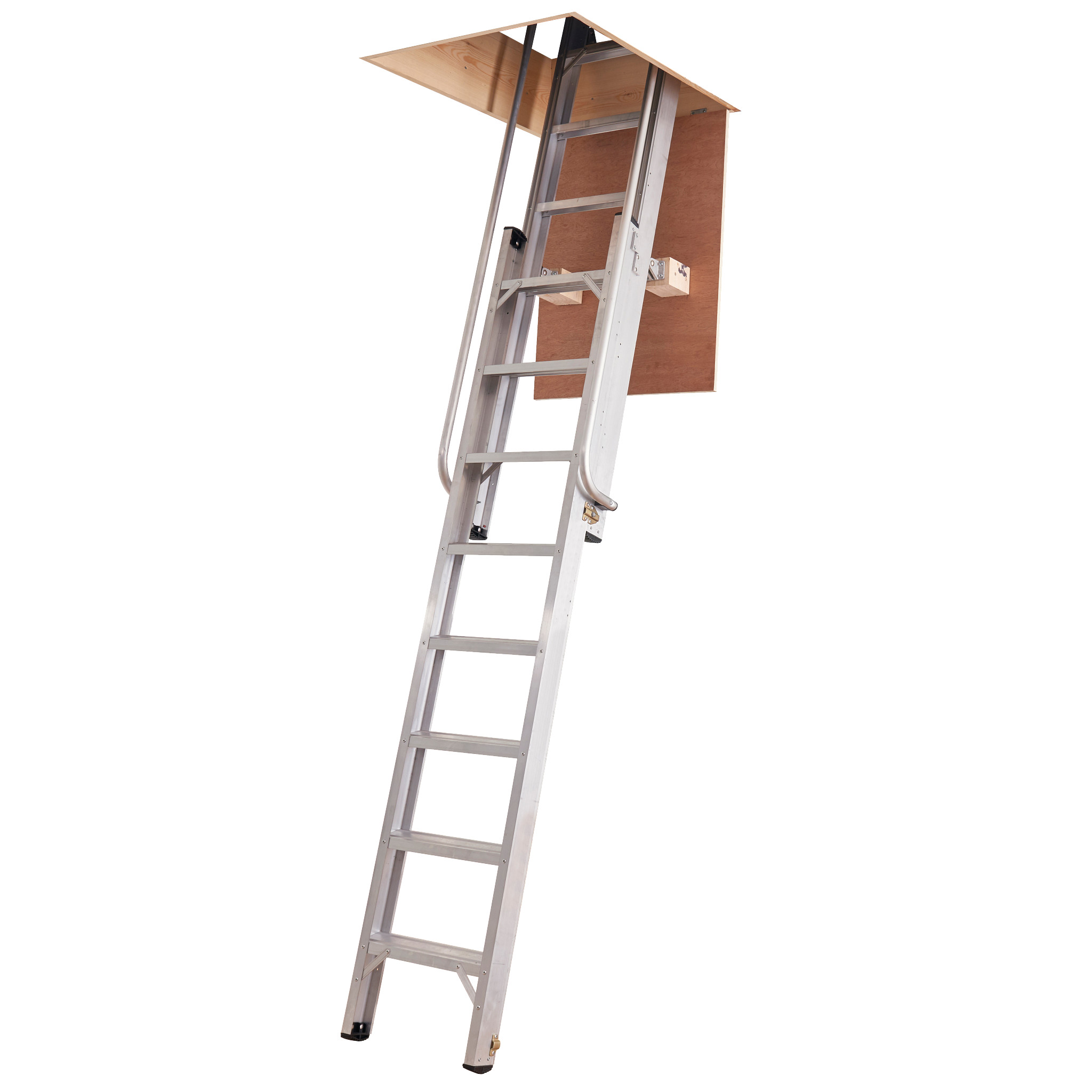 YOUNGMAN SPACEMAKER 2 Section Aluminium Sliding Loft Ladder 302340 NEW 