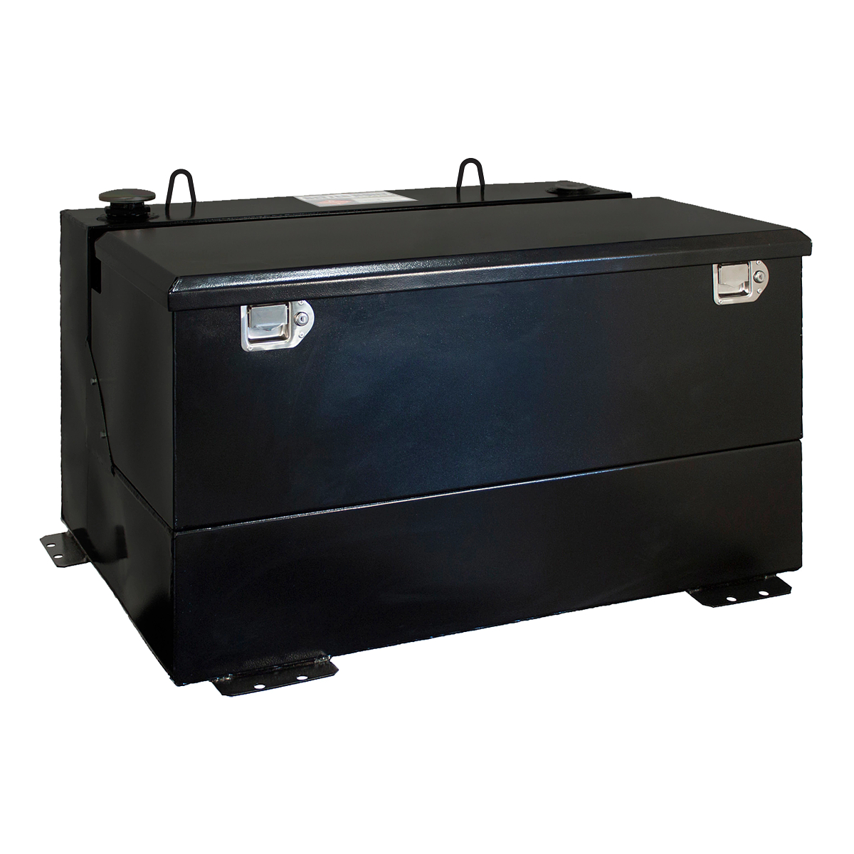 UWS 100 Gallon Transfer Tank Tool Box Combo Gloss Black Aluminum
