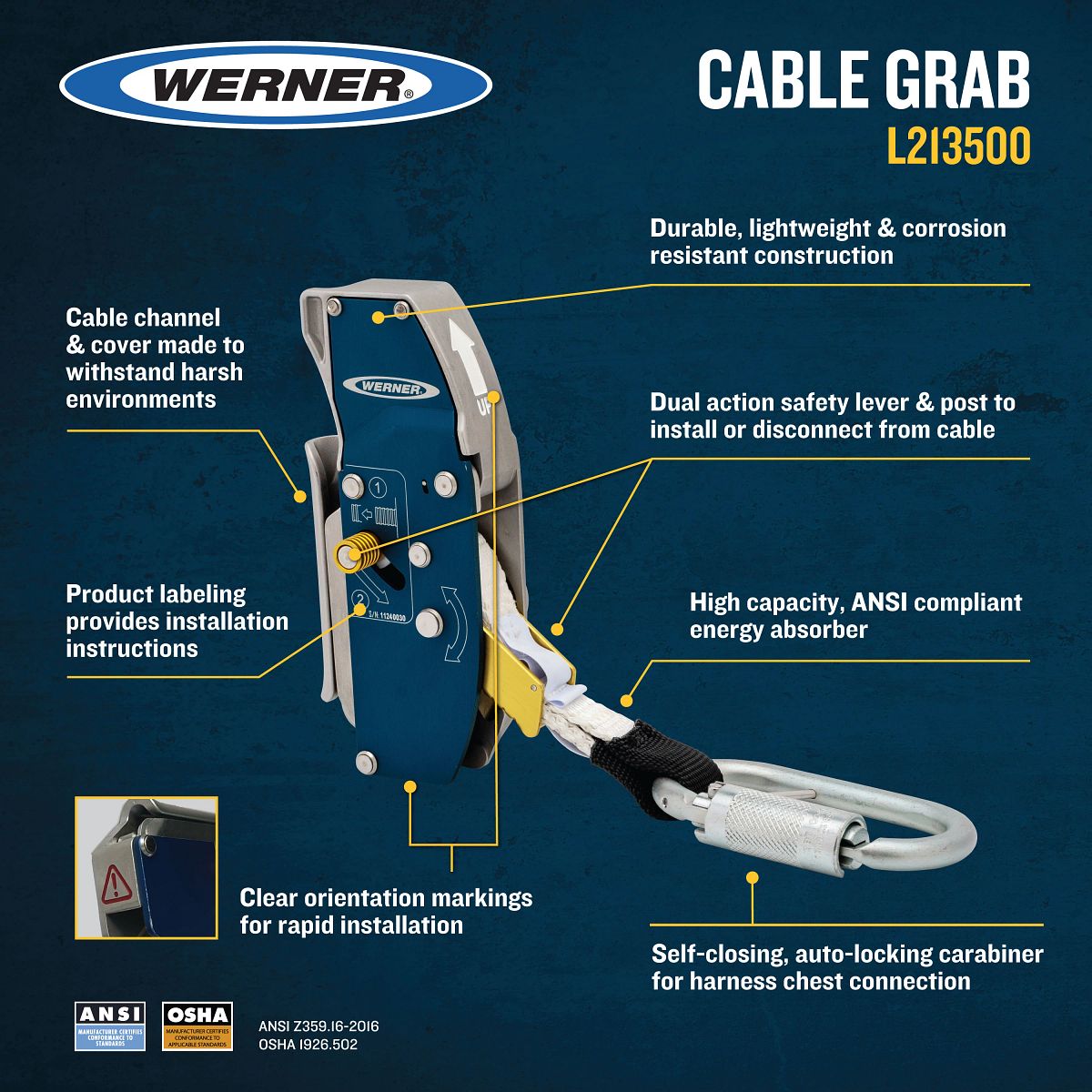 L213500 | Vertical Lifelines | Werner L213500 | Vertical Lifelines | Werner