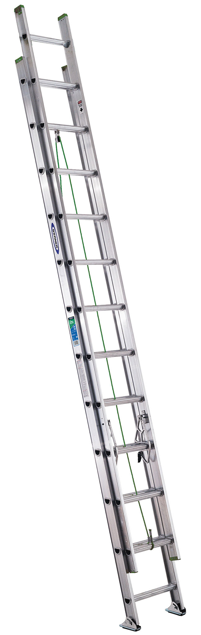 Werner 40 Aluminum Extension Ladder With 250 Load Capacity