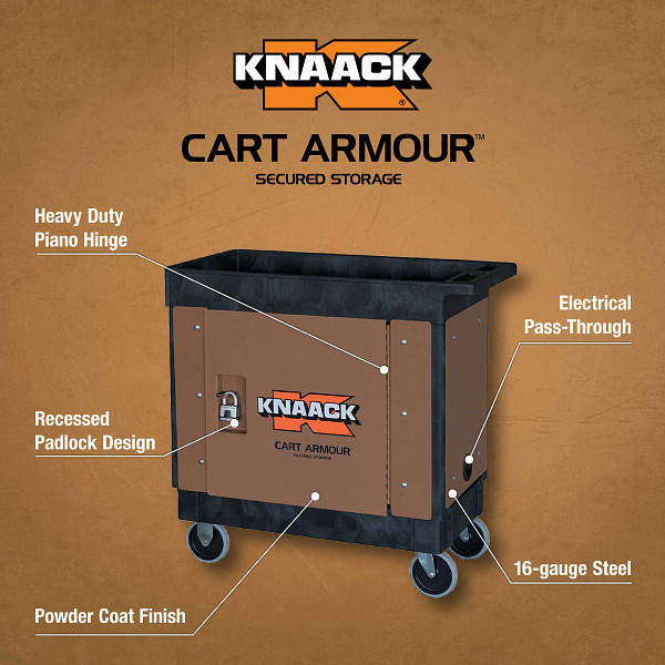 Cart Armour™ Mobile Cart Security Paneling for Rubbermaid 4520-88