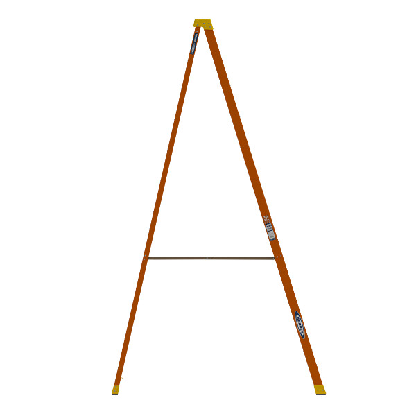 18ft Reach Height Fiberglass Podium Ladder 12ft Type IA PD6212