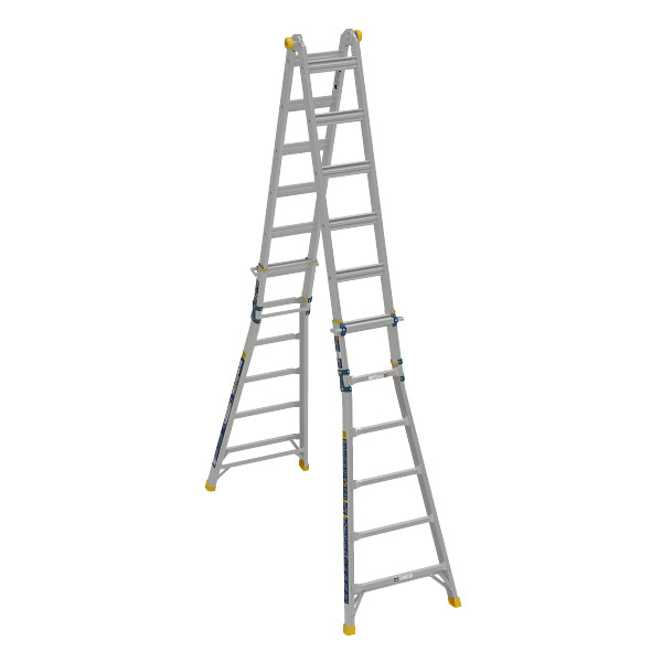 26ft Reach Height Multi-Position Ladder, 375lb load capacity, 23ft