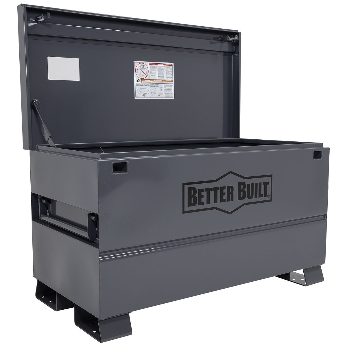 Better Built Site Safe 23-in W x 47.93-in L x 23.16-in H Blue Steel Jobsite  Box in the Jobsite Boxes department at