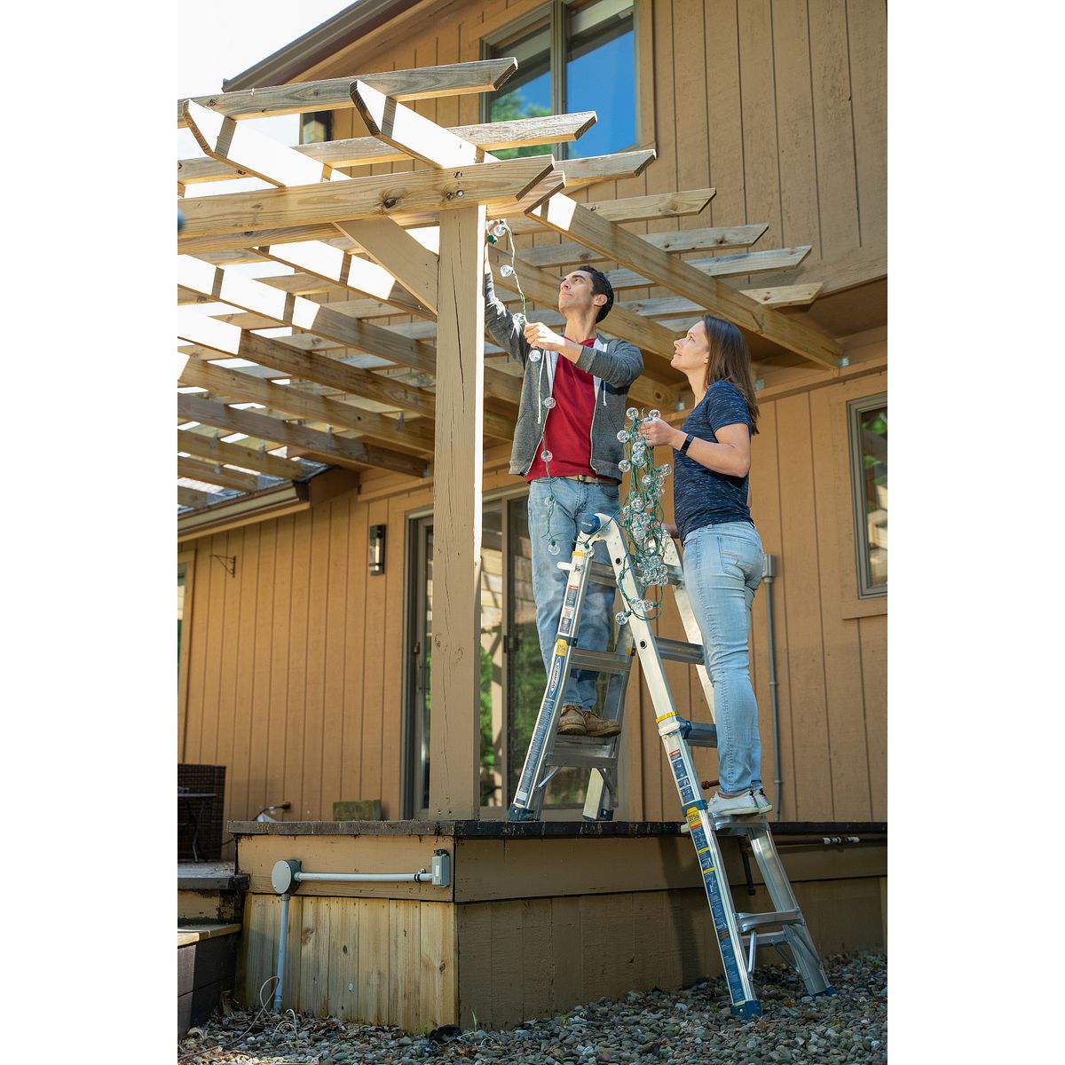 14 ft multi position ladder deals