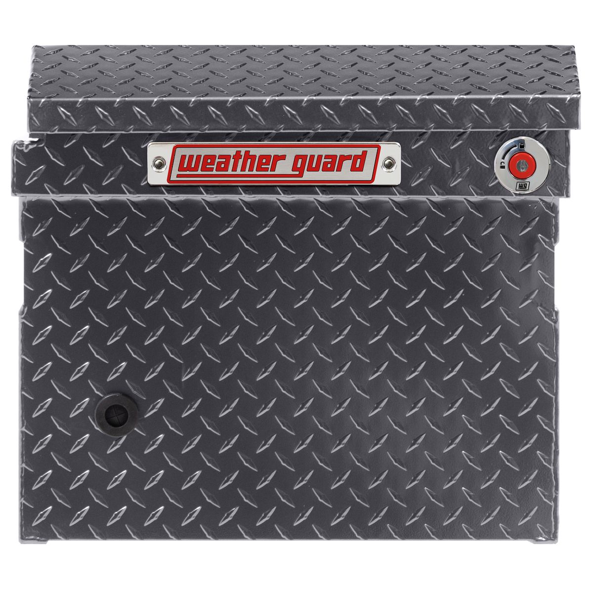 Weather Guard 56 Low Profile Lo-Side Truck Tool Box Aluminum Gray