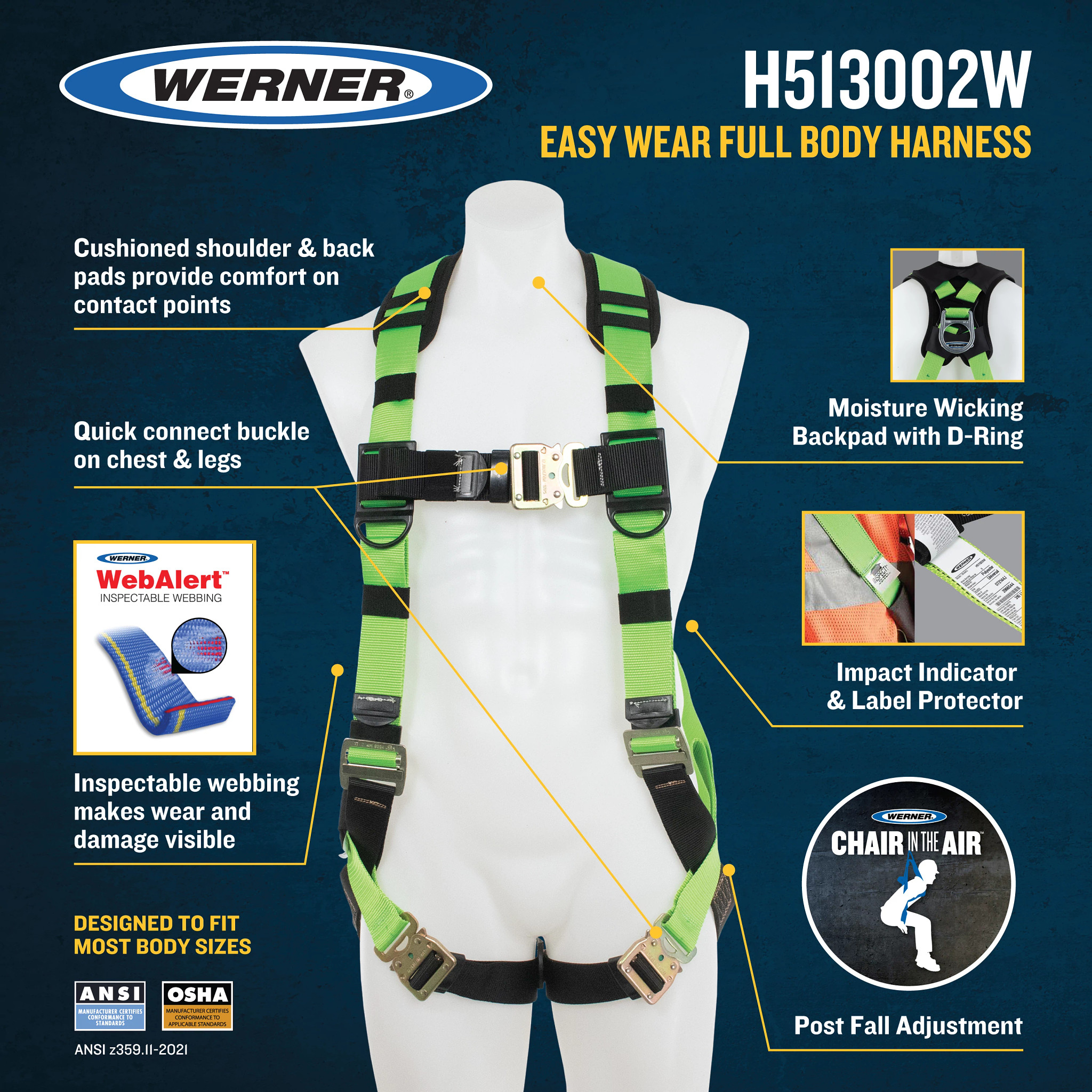 H513002W | Harnesses | Werner